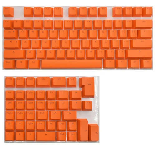 Keycap - در پوش کلید جنس PBT و پشیبانی از RGB رنگ نارنجی (کیکپ)