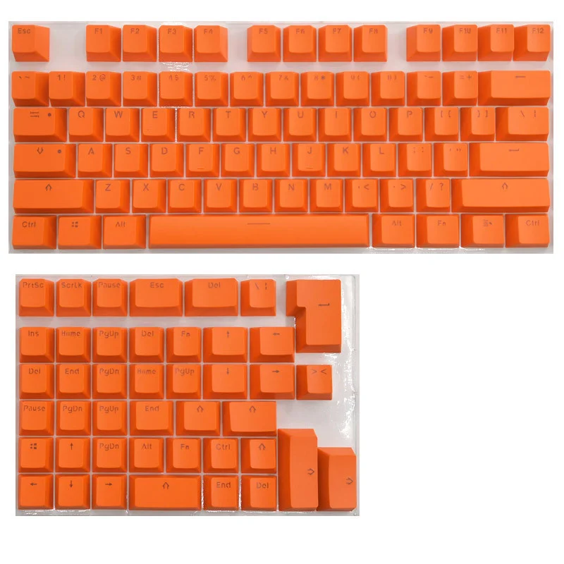 Keycap - در پوش کلید جنس PBT و پشیبانی از RGB رنگ نارنجی