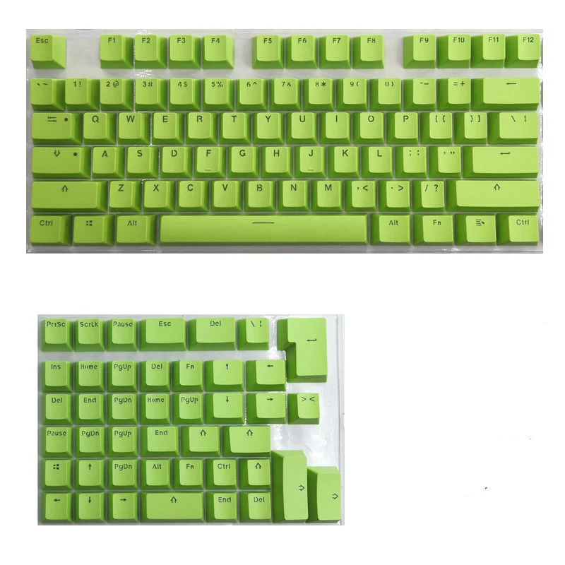 Keycap - در پوش کلید جنس PBT و پشیبانی از RGB رنگ سبز (کیکپ)